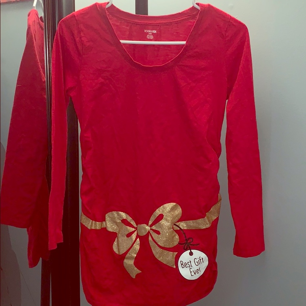 Christmas pregnancy shirt